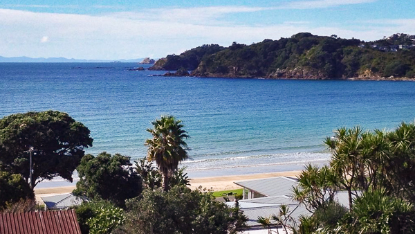 A picture of a New Zealand beach